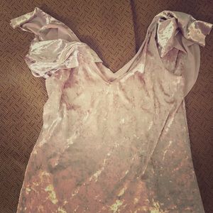 Pink velvet NWT tank